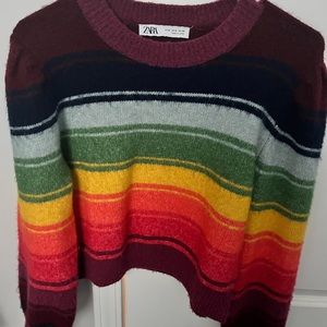 Zara sweater colorful